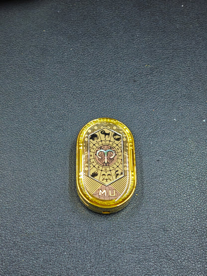 Groove Zirconium Gold Plated Resin-Sealed