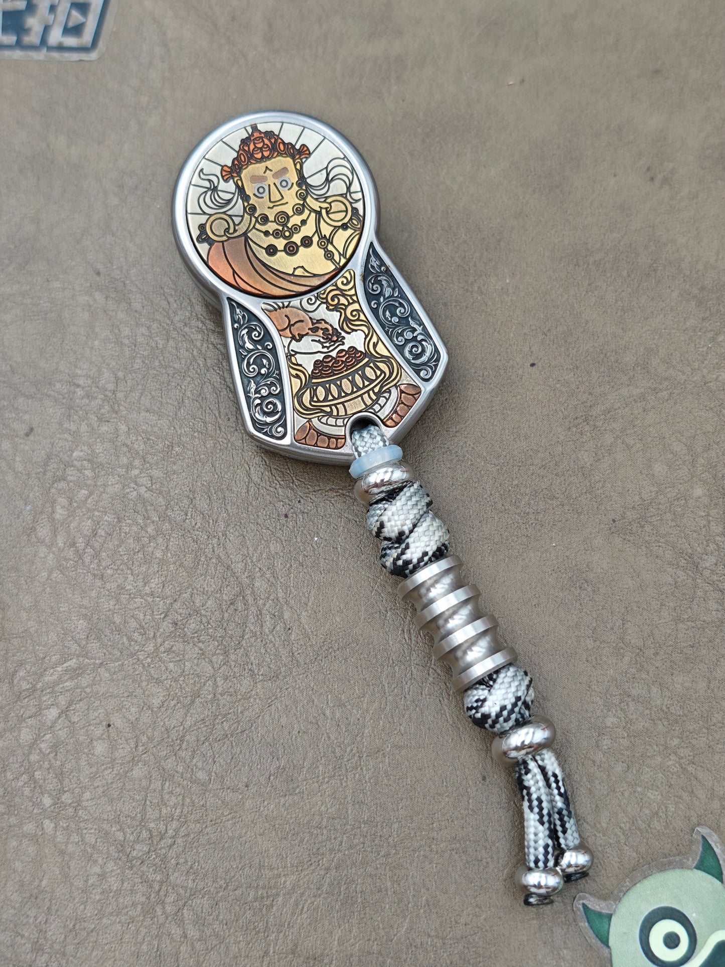 Demon Subduing Toga Tangcao Pattern Stainless Steel