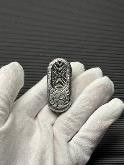 Top B Stainless Steel Stone Textured Engraved