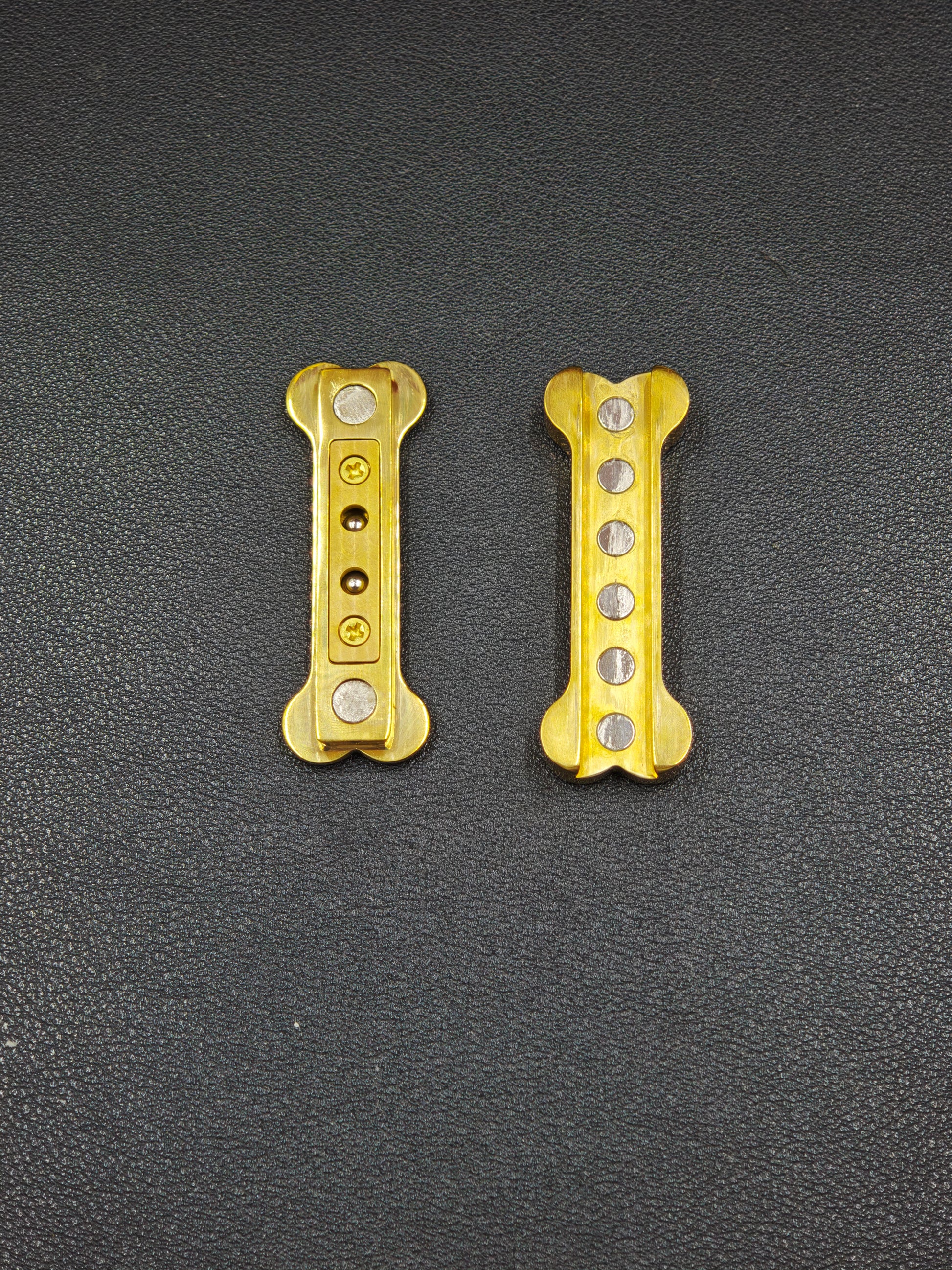 Thorn Light Steam Bone Brass Engraved