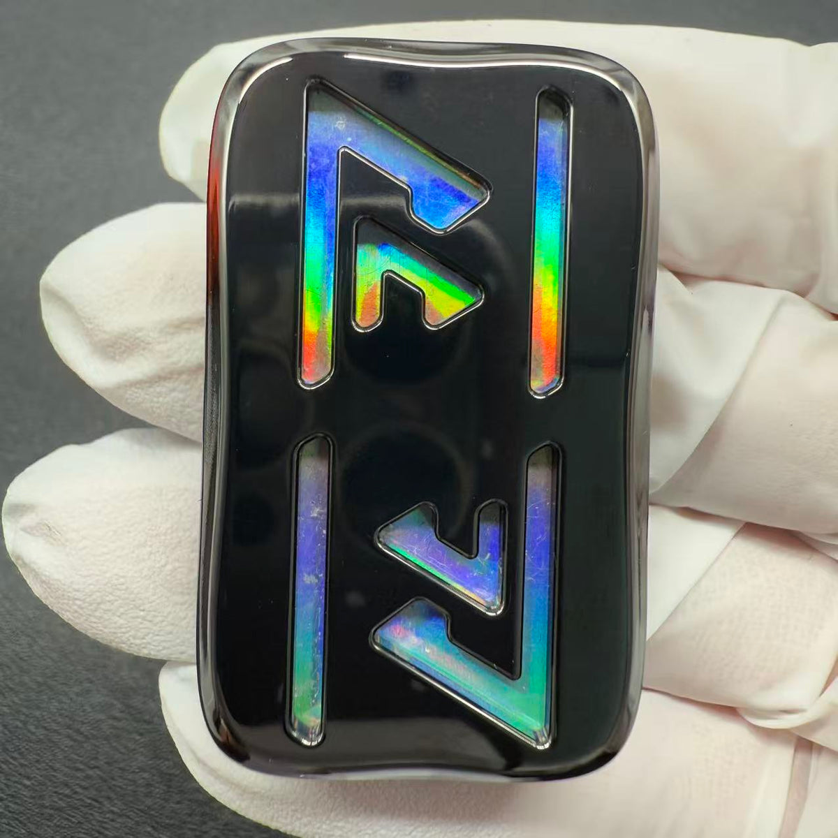 Boundary Mountain Titanium PVD Coated Engraved