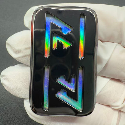 Boundary Mountain Titanium PVD Coated Engraved