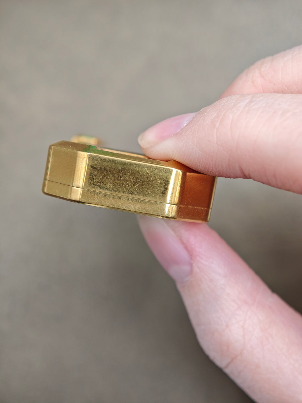 Sky Breaker Stainless Steel Gold Plated Resin-Sealed