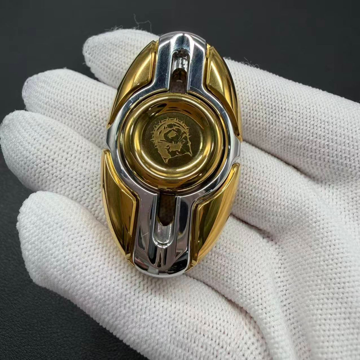 Fat Egg Stainless Steel Gold Plated