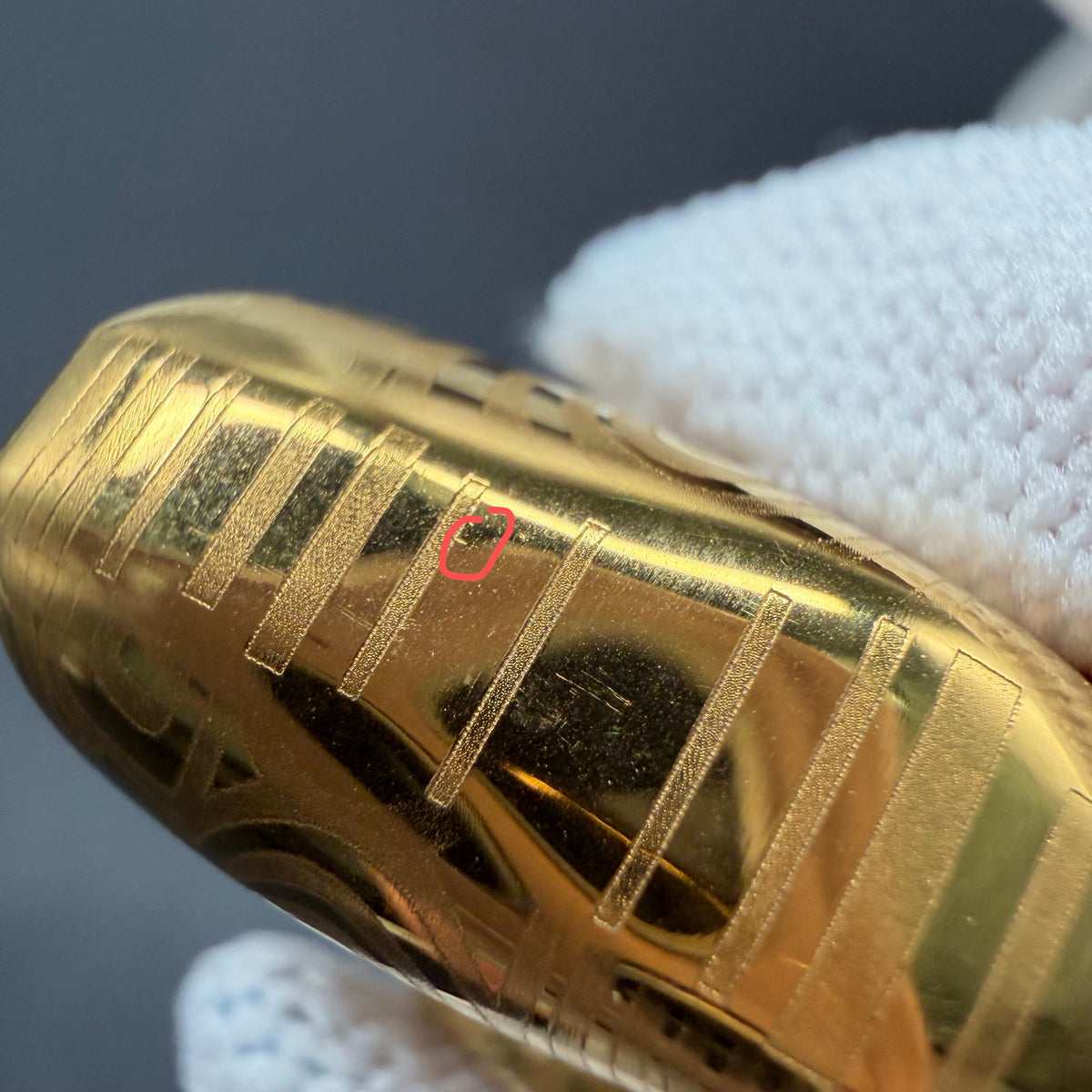 Mirage Stainless Steel Gold Plated Engraved Polished