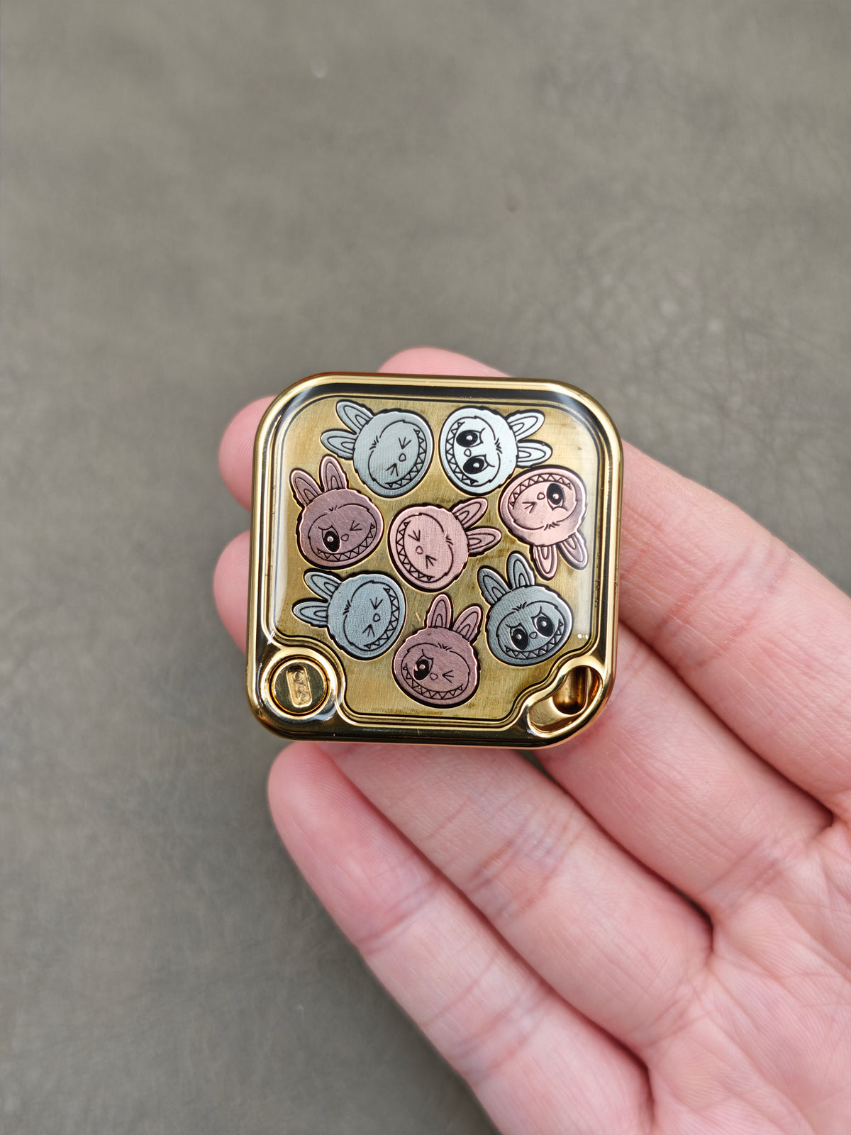 SNAP Zirconium Gold Plated Resin-Sealed