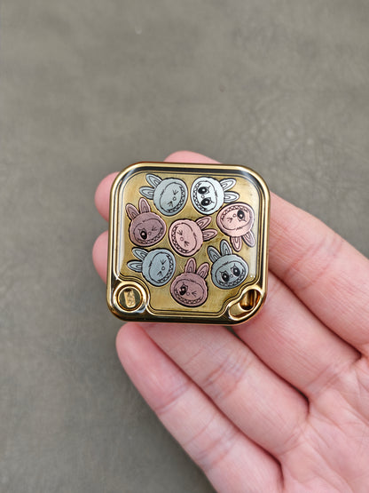 SNAP Zirconium Gold Plated Resin-Sealed