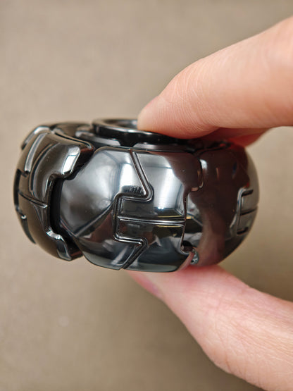 Pillbug Shell Opening Zirconium Polished