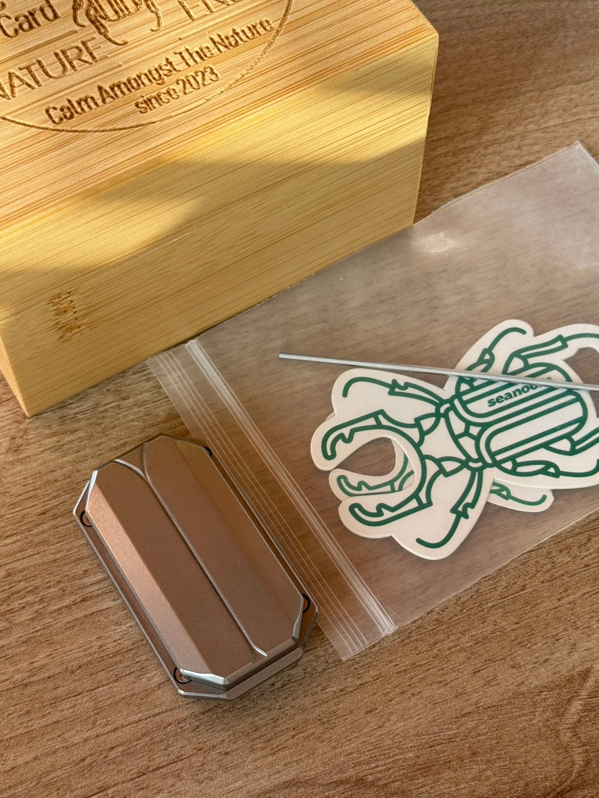 Beetle Wing Stainless Steel