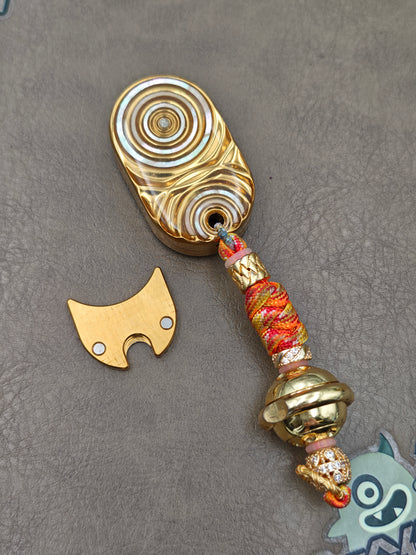 Ripple 2.0 Stainless Steel Gold Plated Resin-Sealed