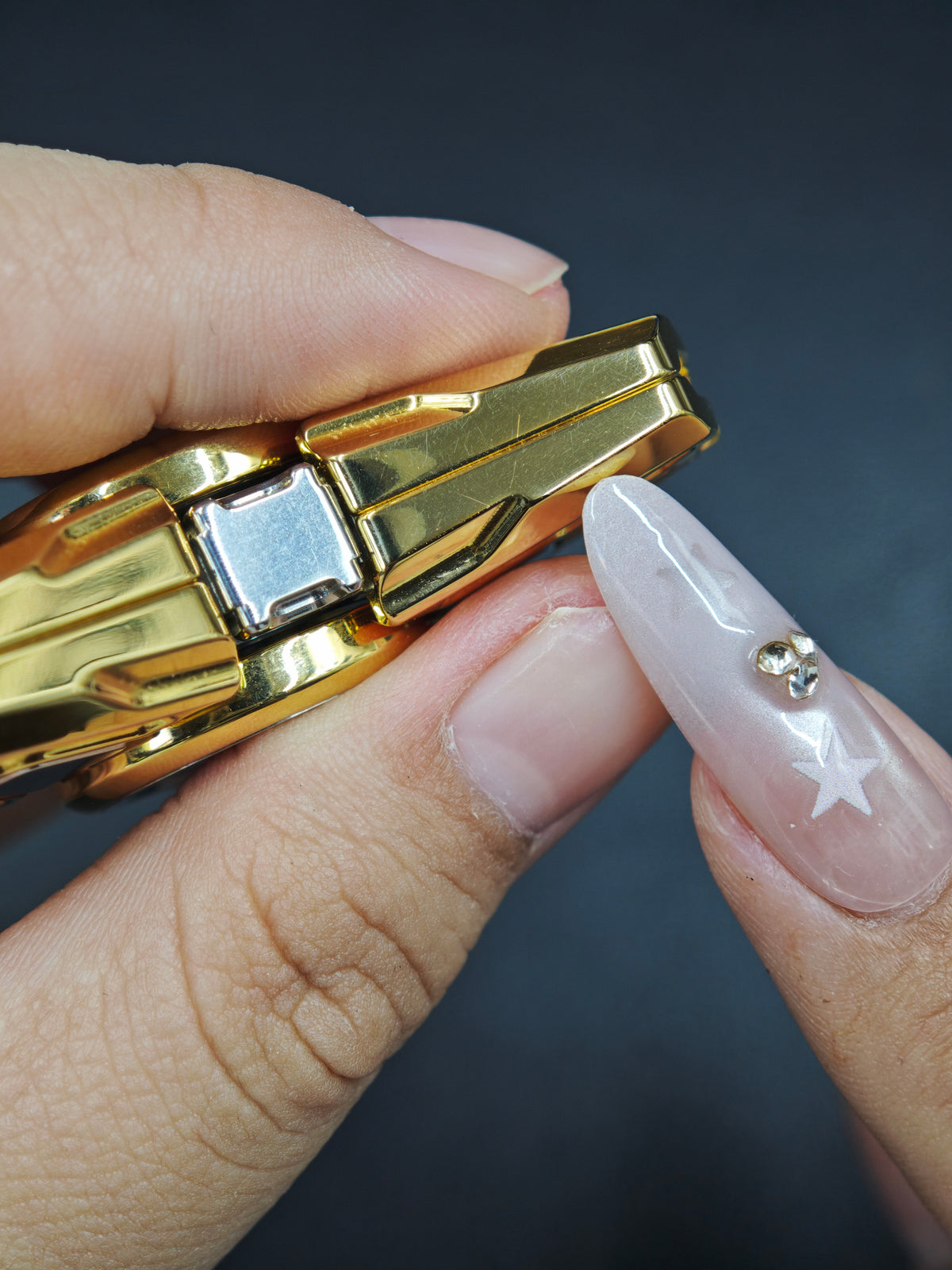 God of Time Stainless Steel Gold Plated