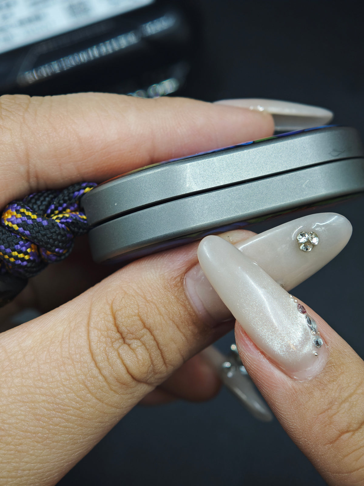Dragon Rhythm Titanium Color-Anodized Resin-Sealed