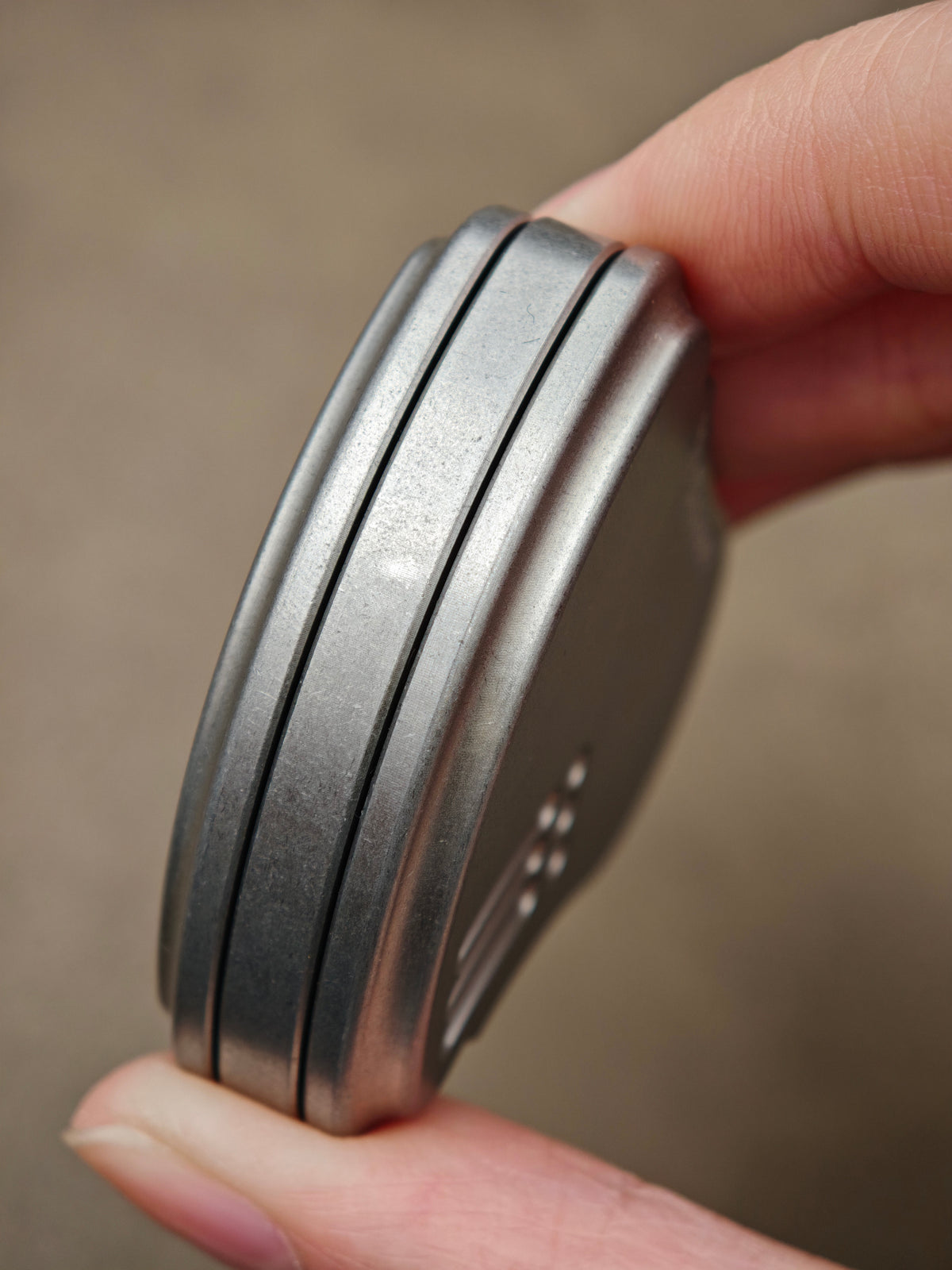 Balled Shell Stainless Steel Stonewashed