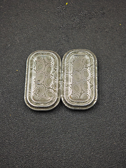 No.11 Shell Stainless Steel Stonewashed Engraved