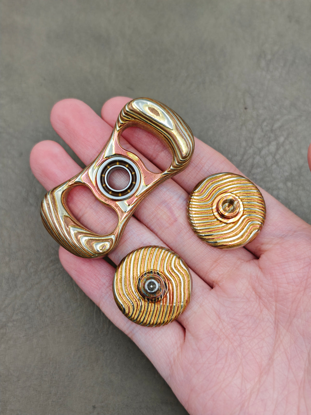 Two-Leaf Horizon Mokume
