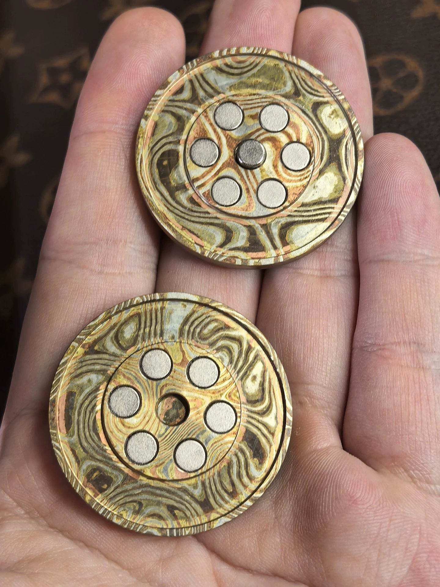 Milk Cap Mini Mokume