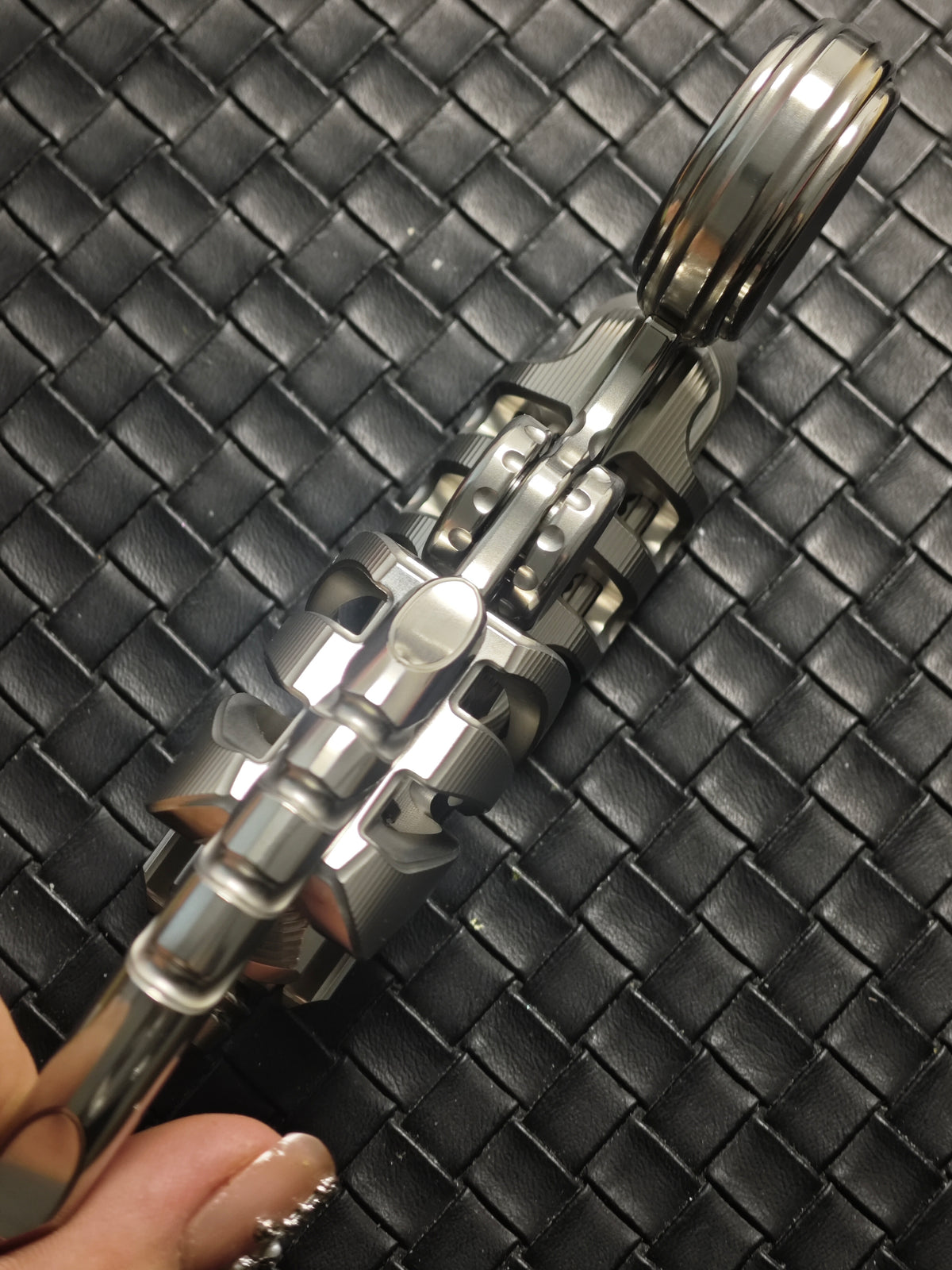 Exoskeleton Magnetic Mechanical Stainless Steel Blasted