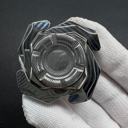 Haze Shell Opening Damasteel