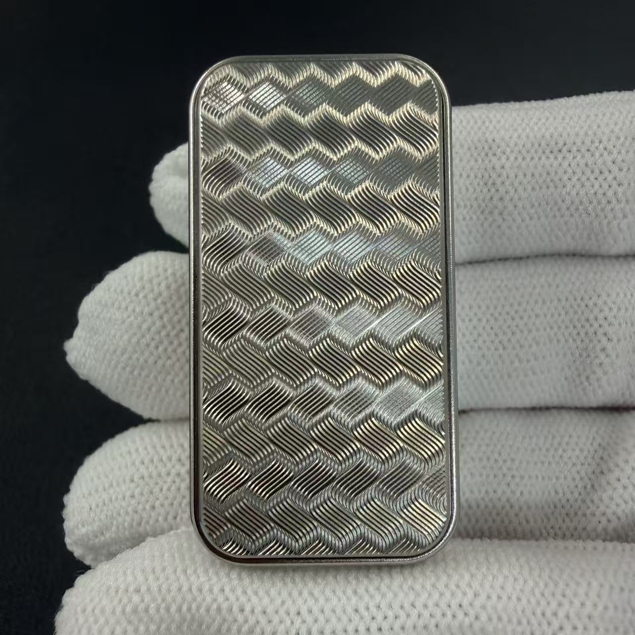 Guilloch Stainless Steel Titanium