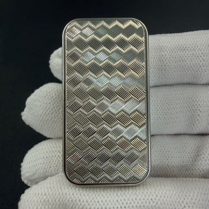 Guilloch Stainless Steel Titanium