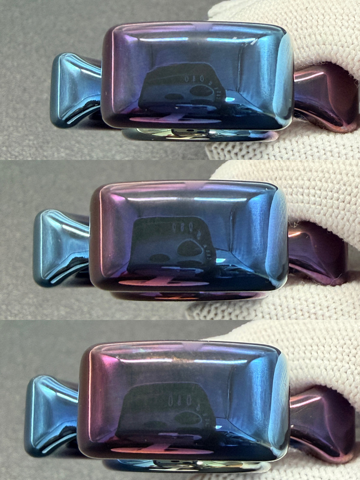 Three-Leaf Horizon Zirconium Oil Slick
