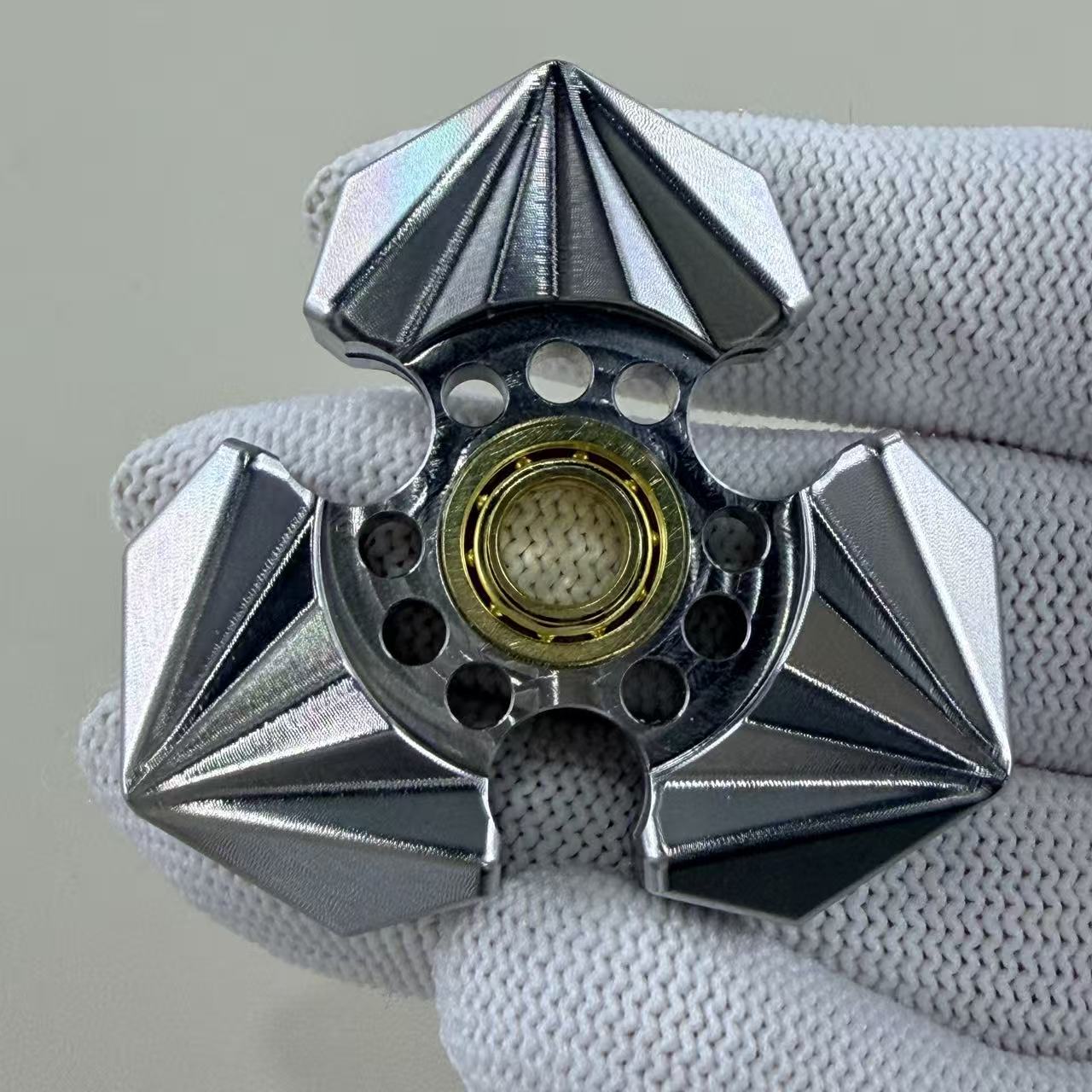 Tri Leaf Crossbone Stainless Steel
