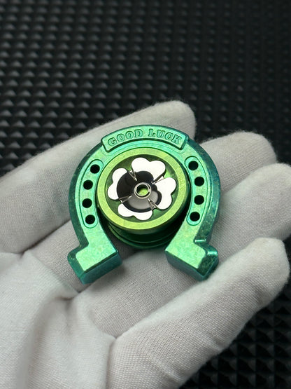 Lucky Horseshoe Crystallized Titanium