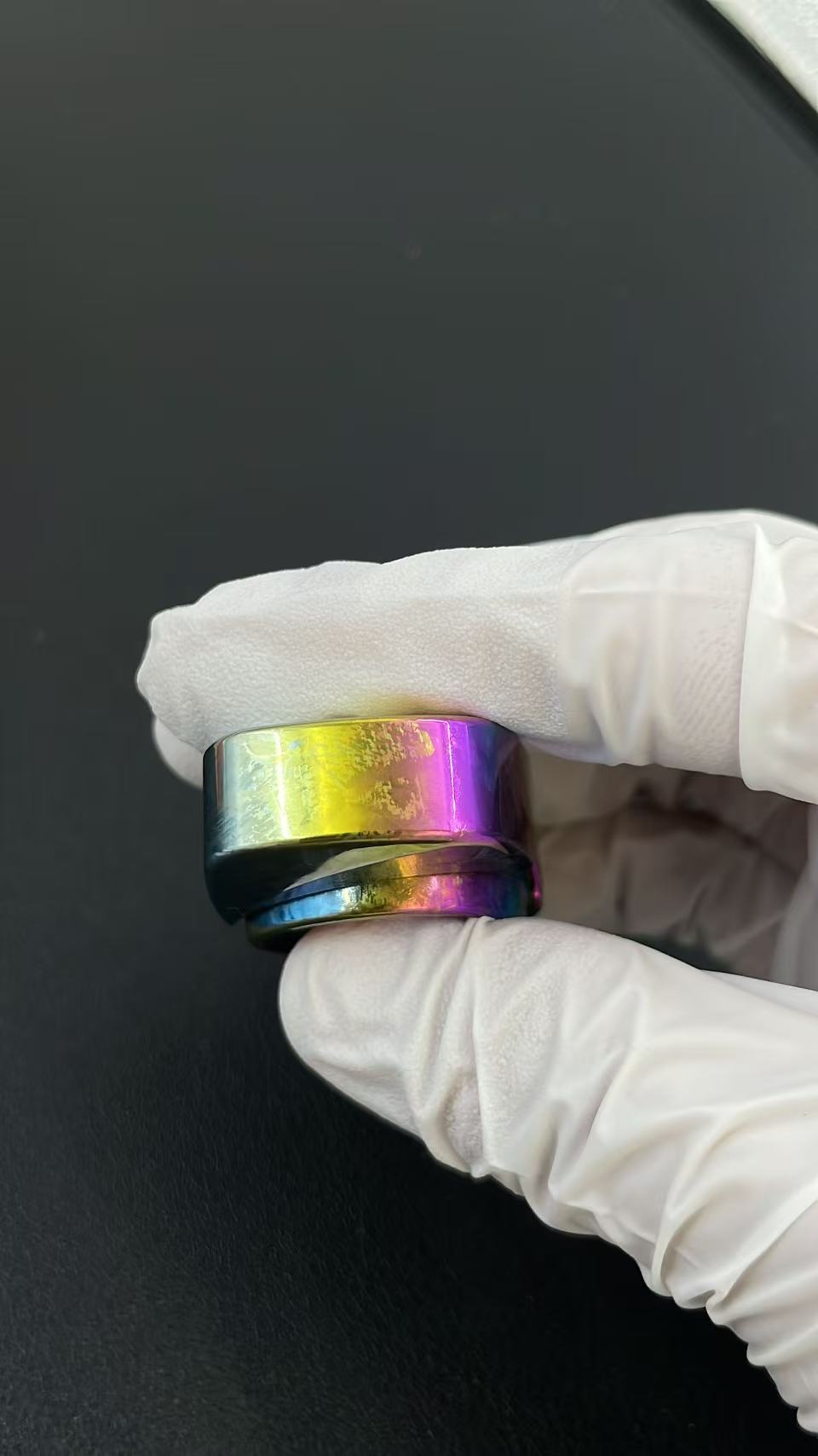Spinner Crystallized Titanium