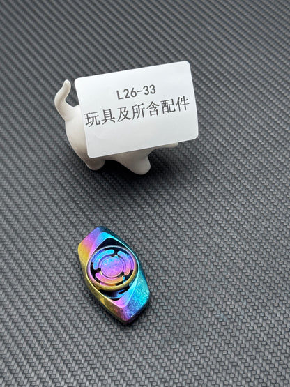 Snake Lock Accessories Bearing Cap Crystallized Titanium