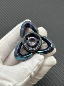 Cat's Eye Tungsten Color-Anodized Stonewashed