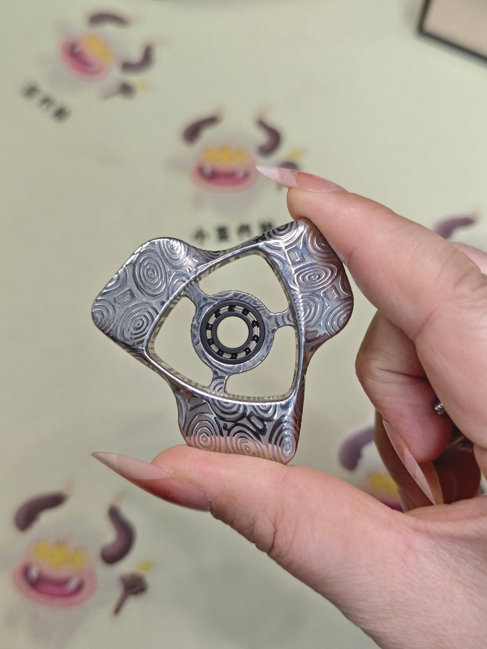 Phantom Dual Leaf Damasteel