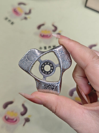 Phantom Dual Leaf Damasteel