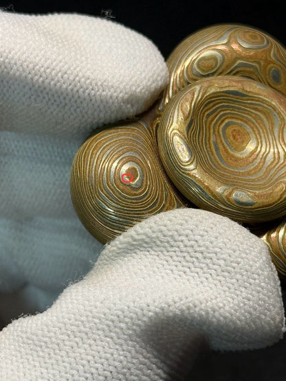 Three-Leaf Cell Mokume