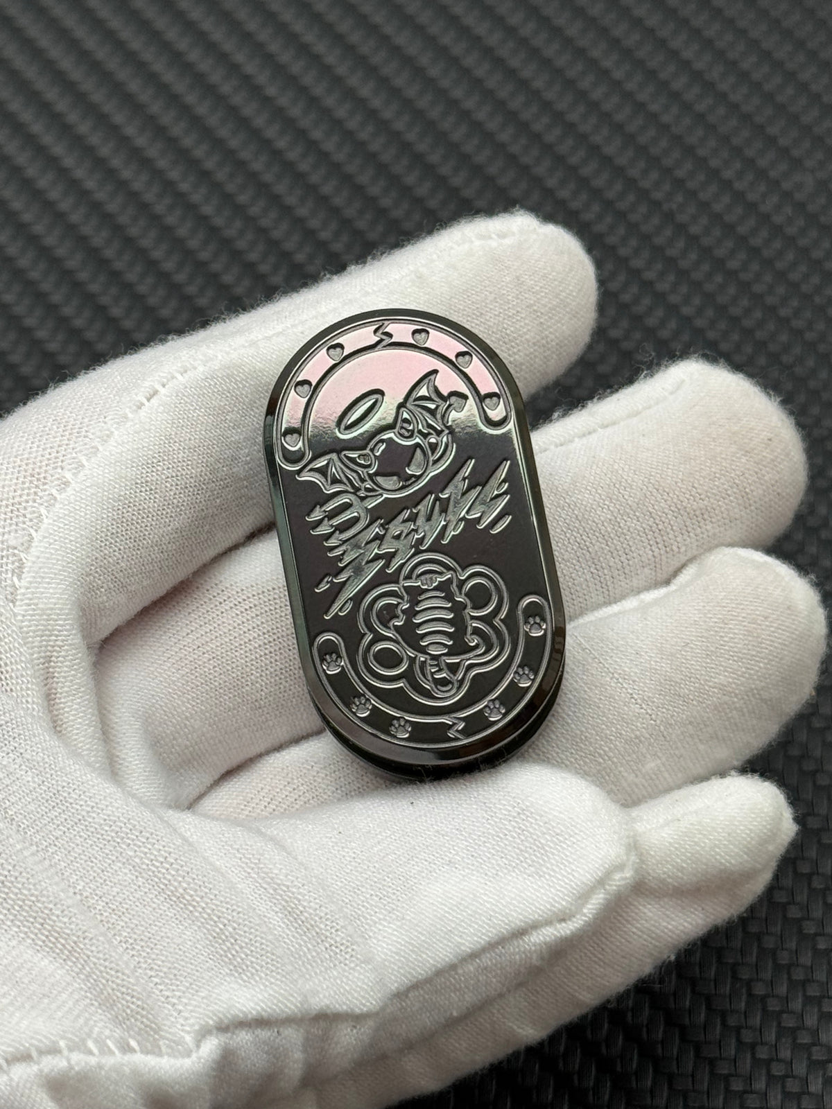 PK Mini Zirconium Polished Oil Slick