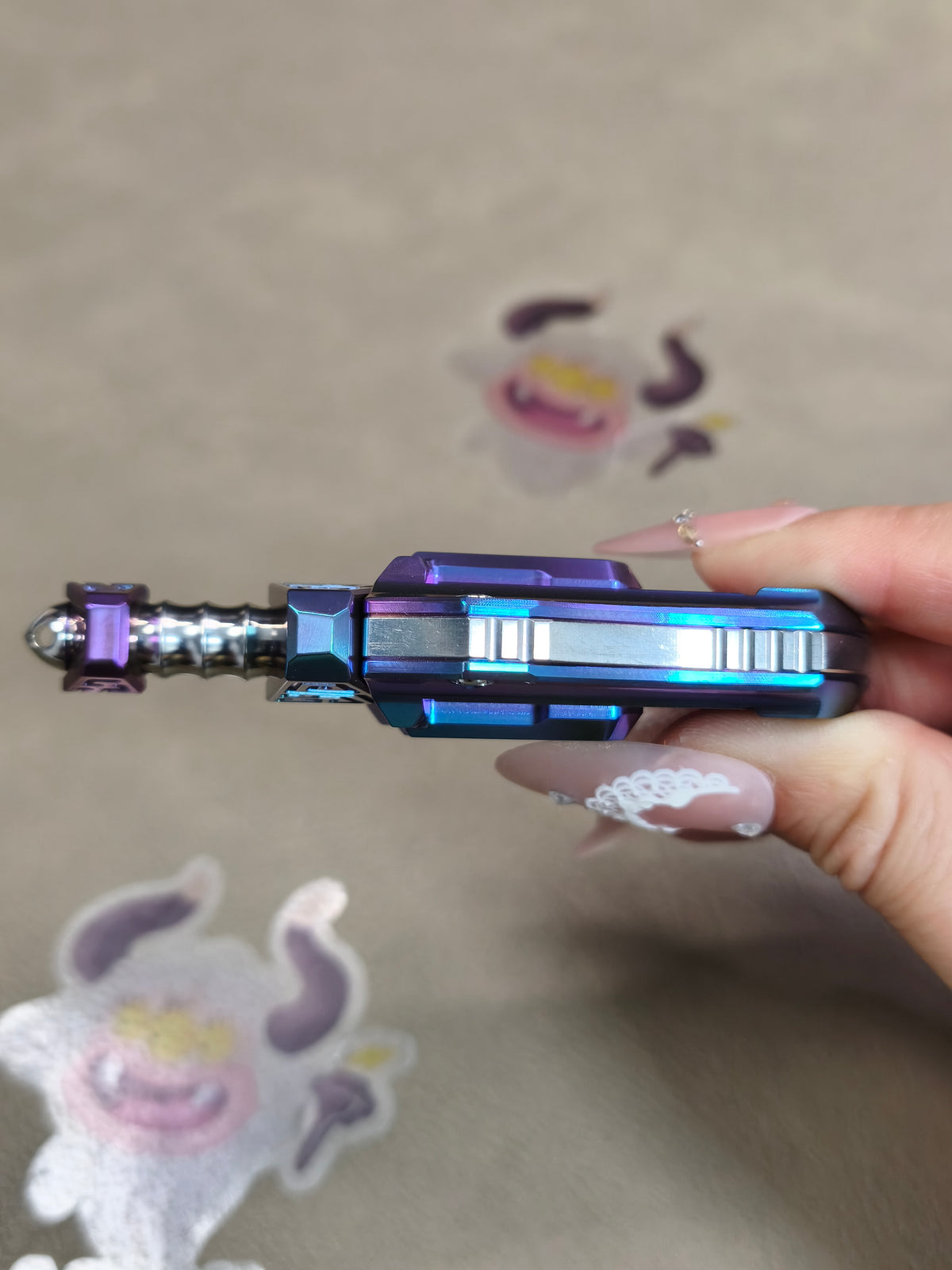 Taia Sword Zirconium Oil Slick