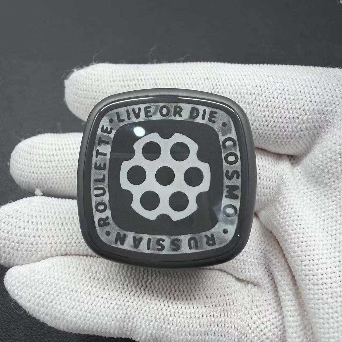 Life and Death Game Zirconium Resin-Sealed Oil Slick
