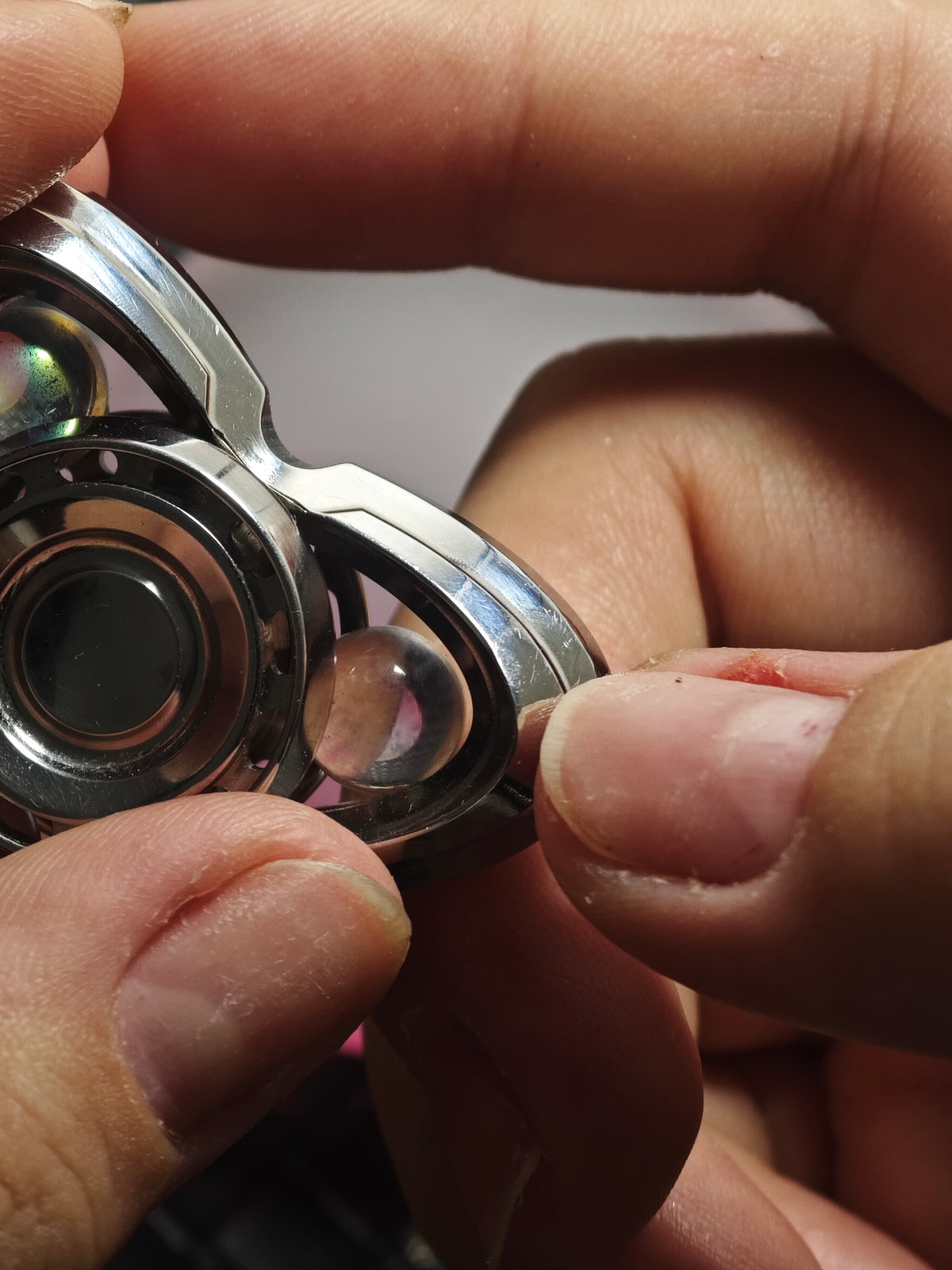 Cat's Eye Stainless Steel Polished