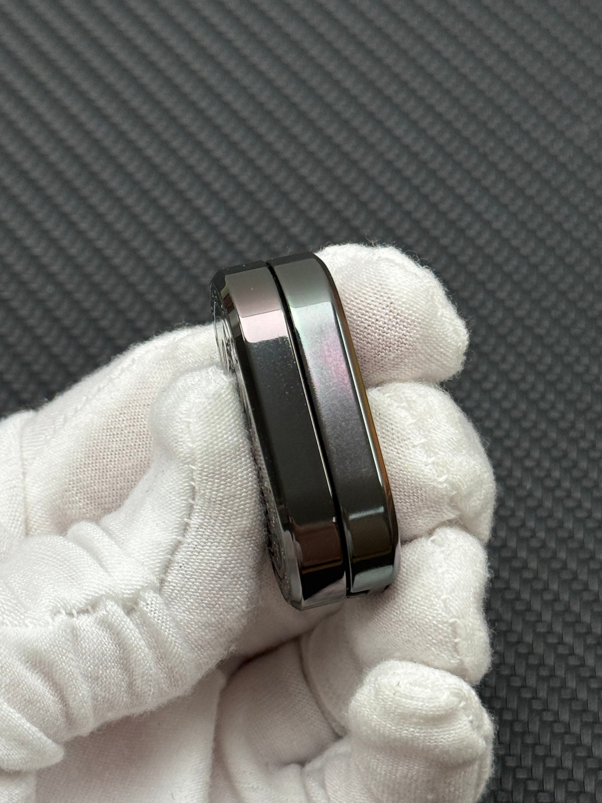 PK Mini Zirconium Polished Oil Slick