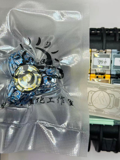 Shock String Titanium Engraved Polished
