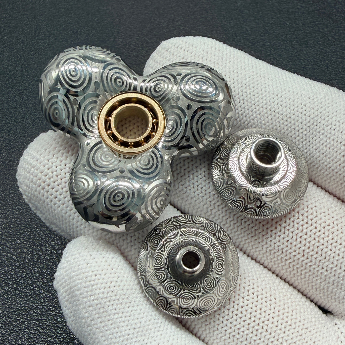 Cell Mini Damasteel Etched