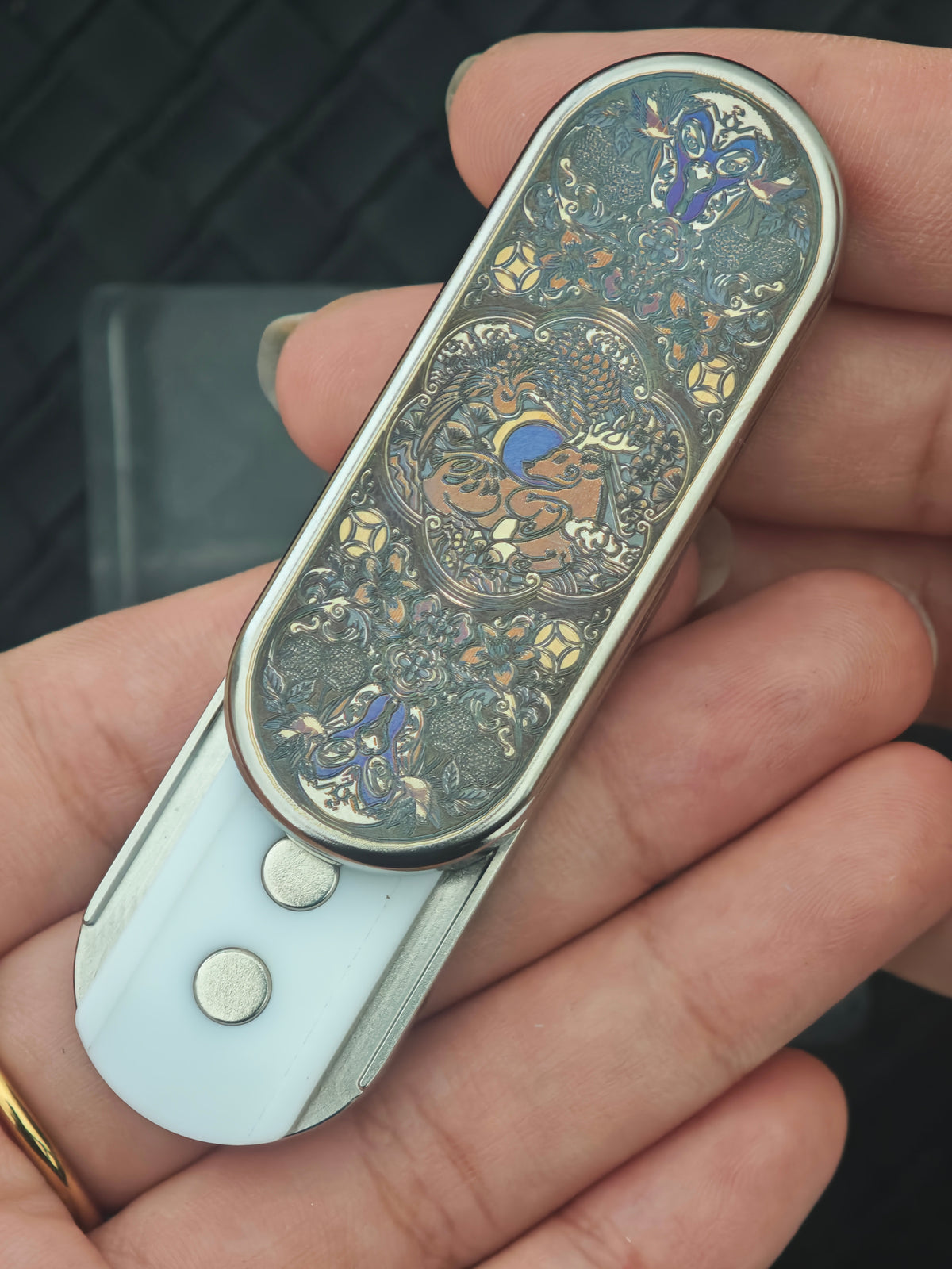 Ming Yin Titanium Engraved Limited Edition