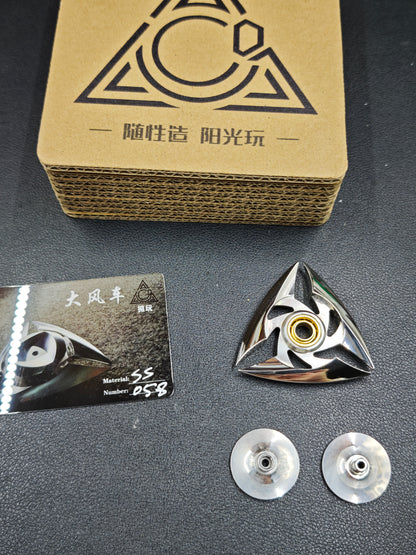 Pinwheel Stainless Steel Polished