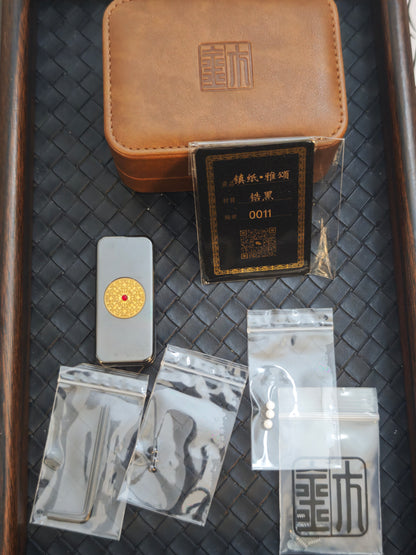 Brocade & Azure Paperweight Zirconium