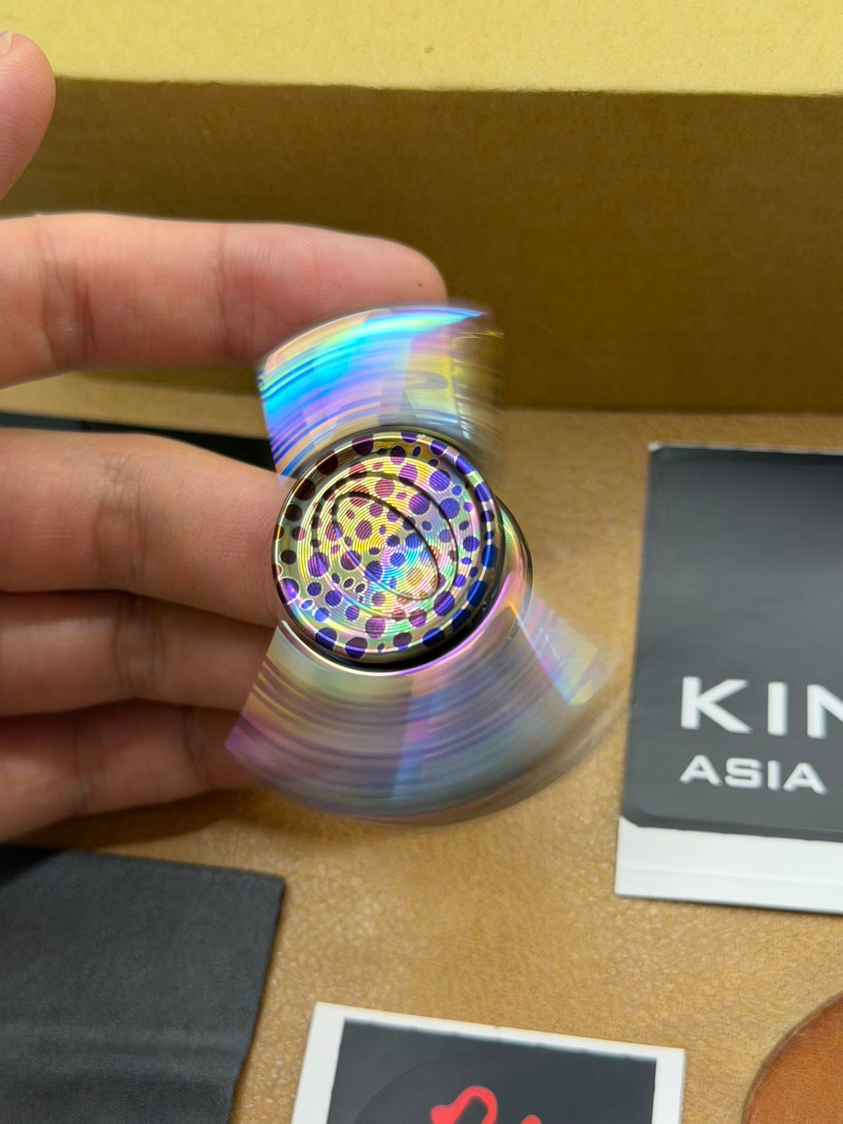 Two-Leaf Impact Titanium Color-Anodized