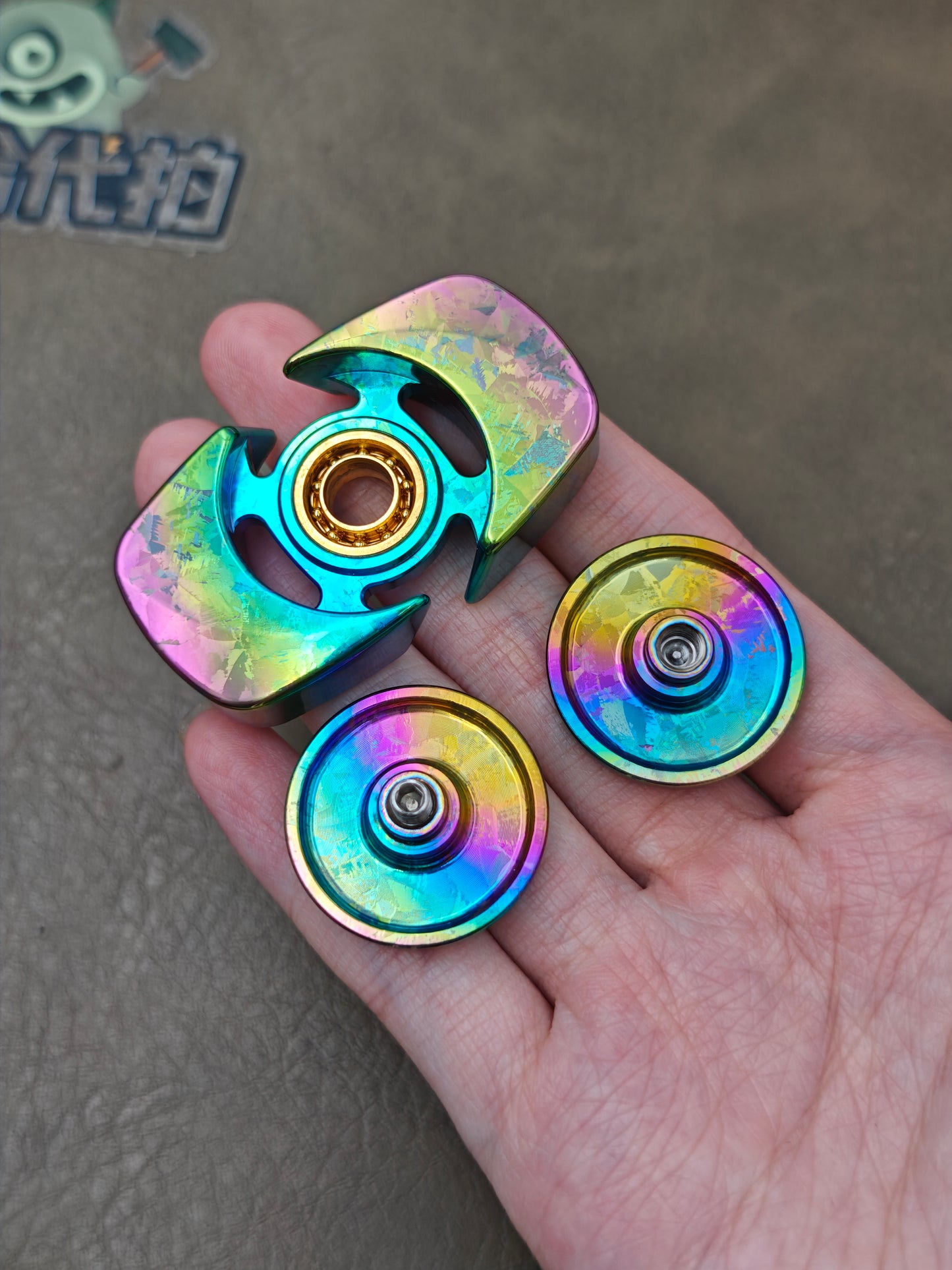 Premium Exquisite Cloud Crystallized Titanium
