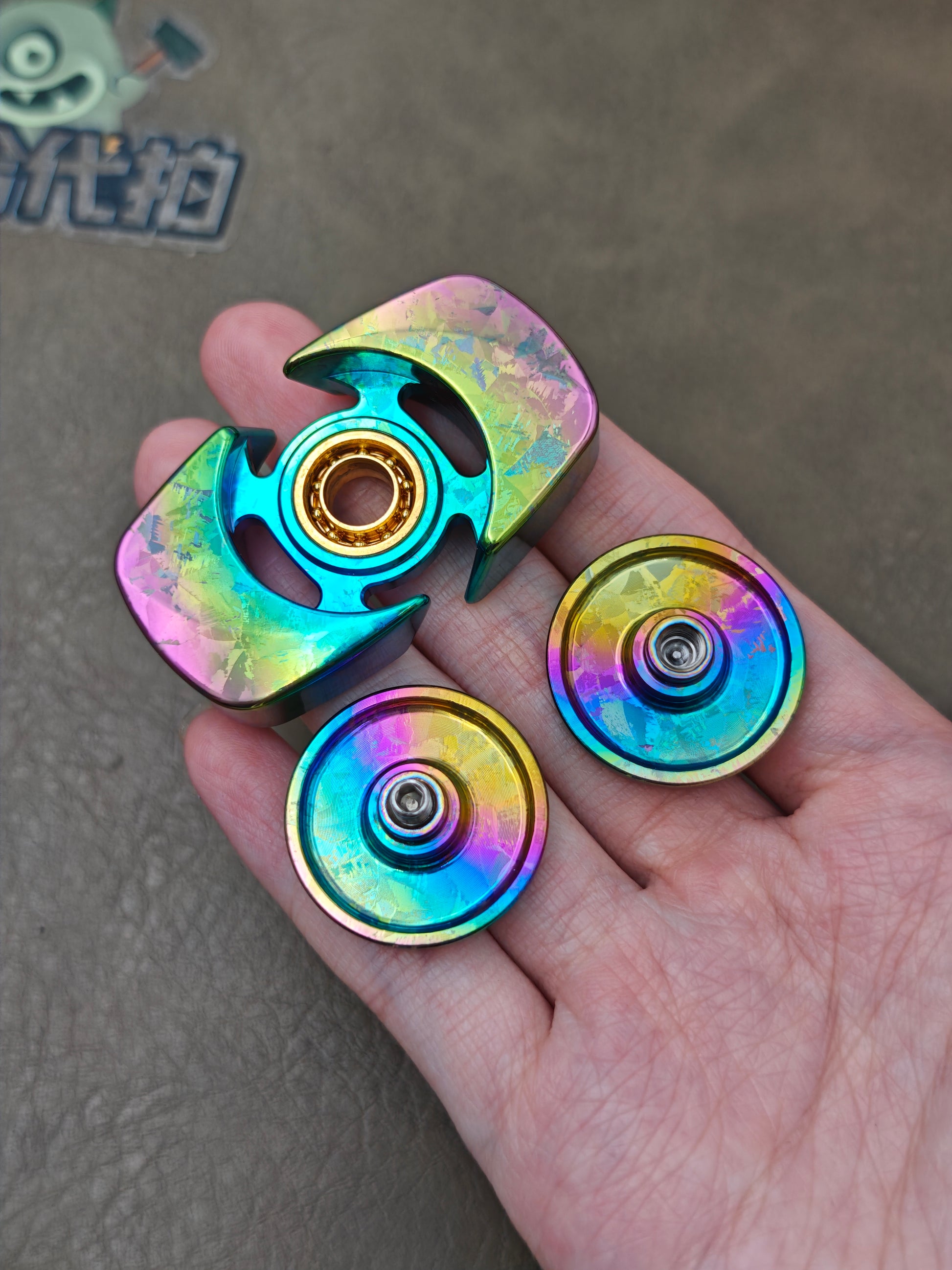 Premium Exquisite Cloud Crystallized Titanium