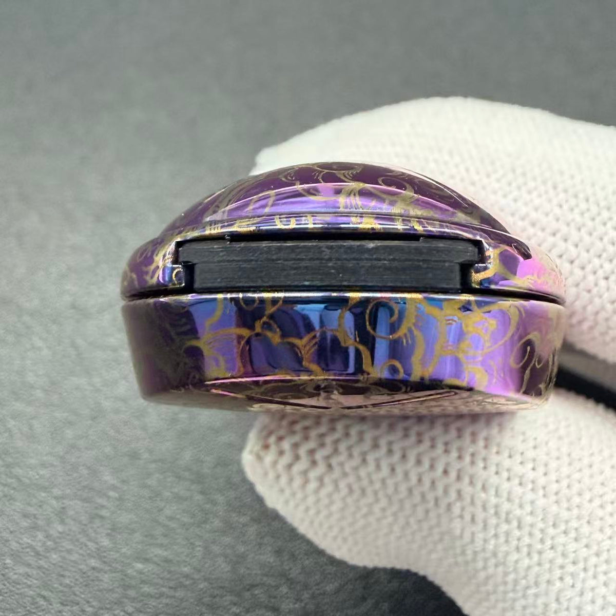 Jingle Beetle Zirconium Color-Anodized Polished