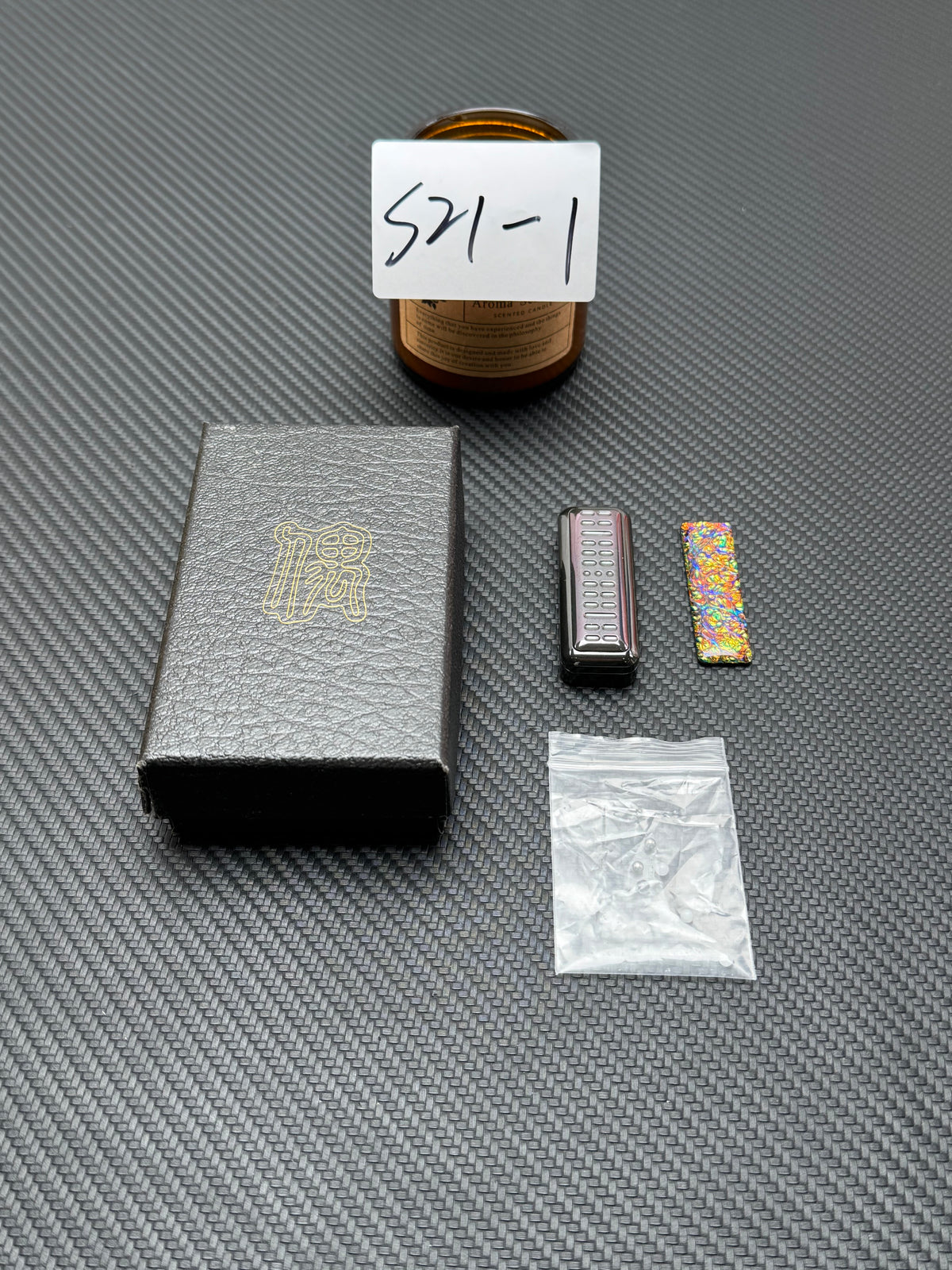 Little Gold Bar 2.0 Zirconium Oil Slick