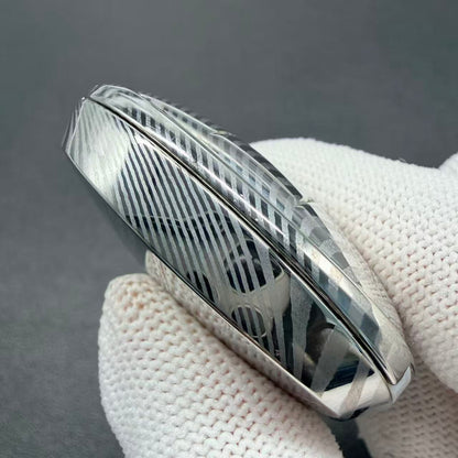 Jingle Beetle Damasteel Etched Polished