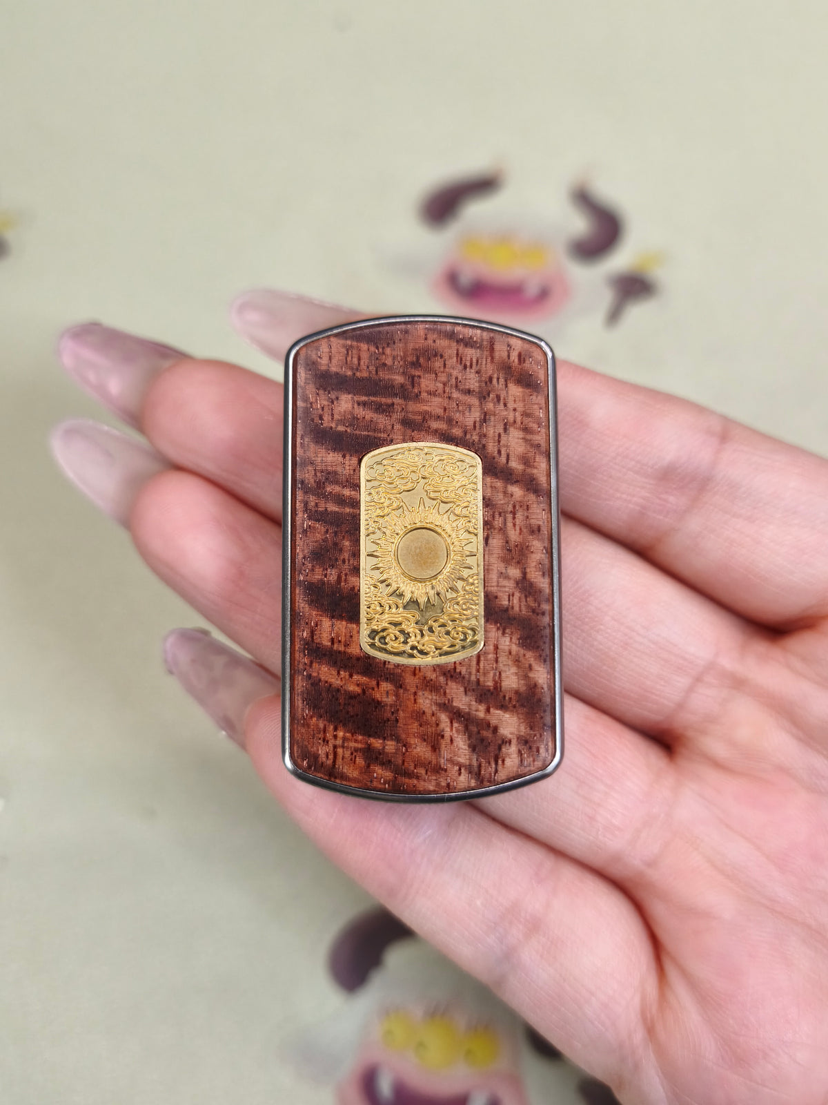 Root Three Redwood Engraved